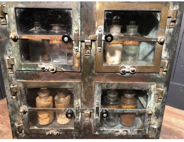 Victorian Brass & Copper sterilising cabinet 🔴 Sold - Image 2